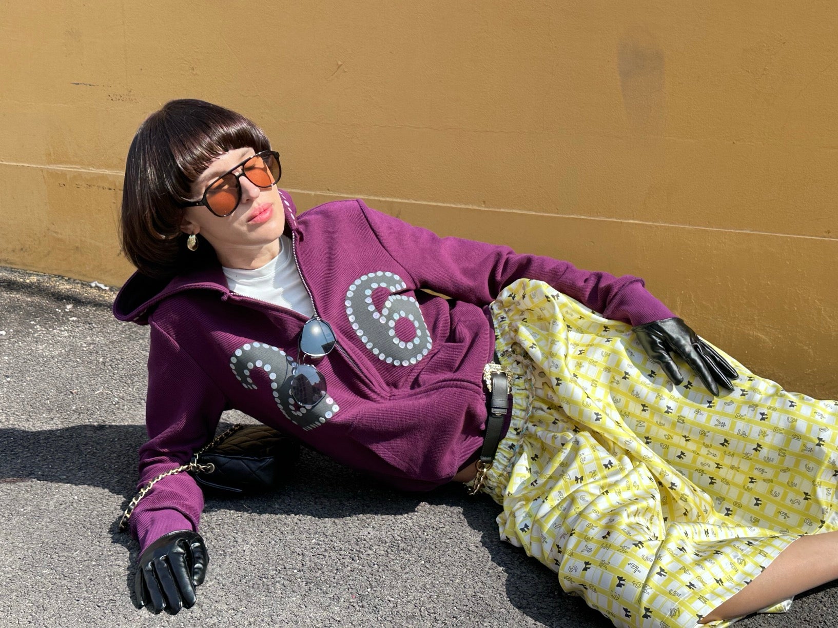 XaLWORCLO _ ASYMMETRIC ZIP HAND-DISTRESSED SEQUIN HOODIE