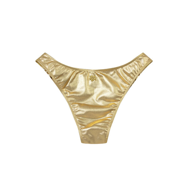 XaLWORCLO _ HANDMADE BOW AND FLORAL BIKINI BOTTOM