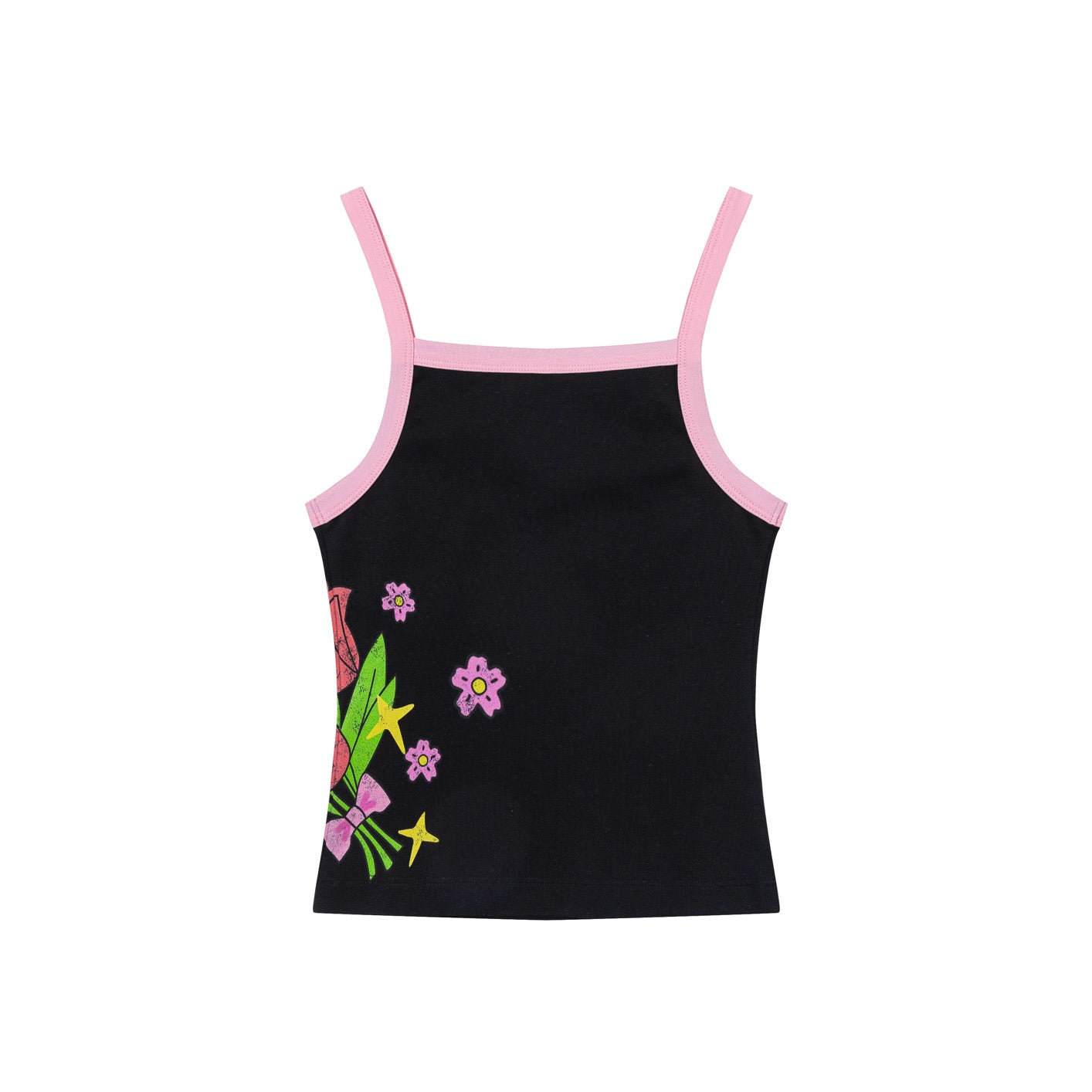 XaLWORCLO _ BOUQUET CROP TOP - "FLOWER VEST"