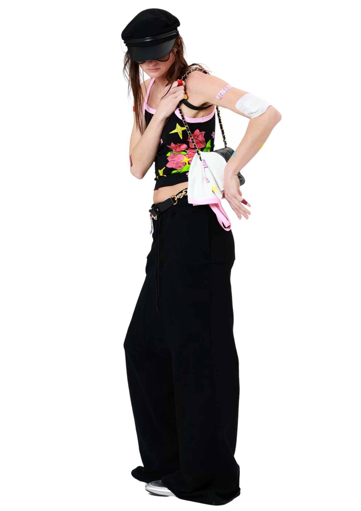 XaLWORCLO _ MERMAID DOUBLE-WAIST DRAWSTRING SWEATPANTS