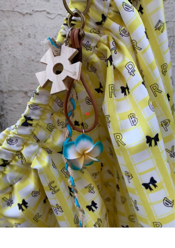 XaLWORCLO _ GOOD FORTUNE 888 MONEY MIDI SKIRT