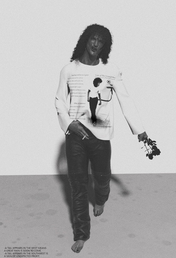 4Tra _ “LIZARD BOY” DISTRESSED TEE