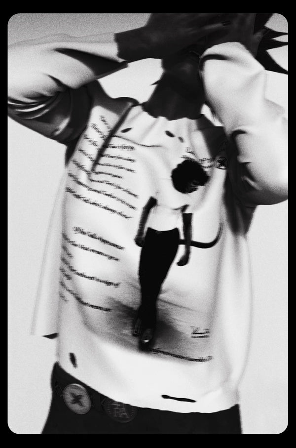 4Tra _ “LIZARD BOY” DISTRESSED TEE