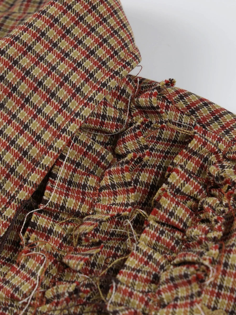 4Tra _ REFINED COURT HOUNDSTOOTH SHIRT