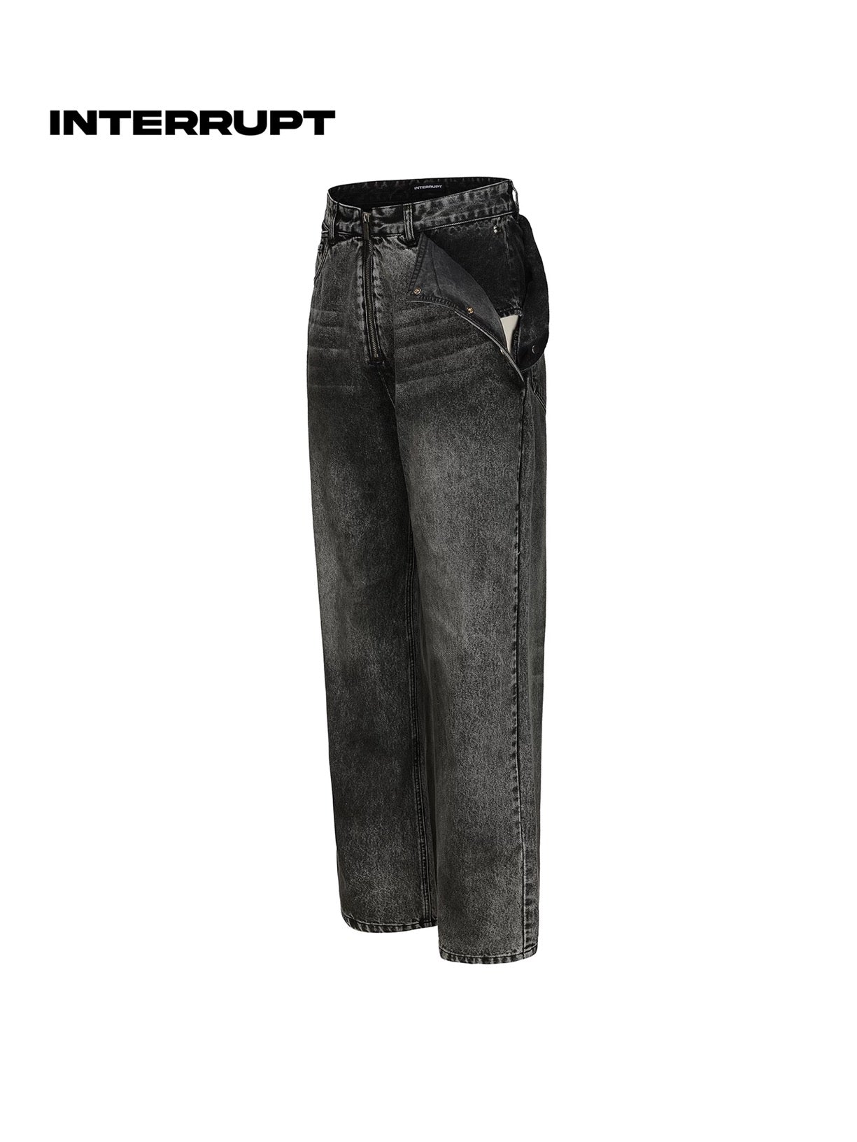 INTERRUPT _ SIDE-SLIT JEANS