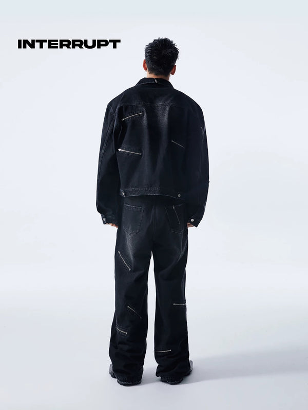 INTERRUPT _ KNIFE PLAY DENIM JACKET