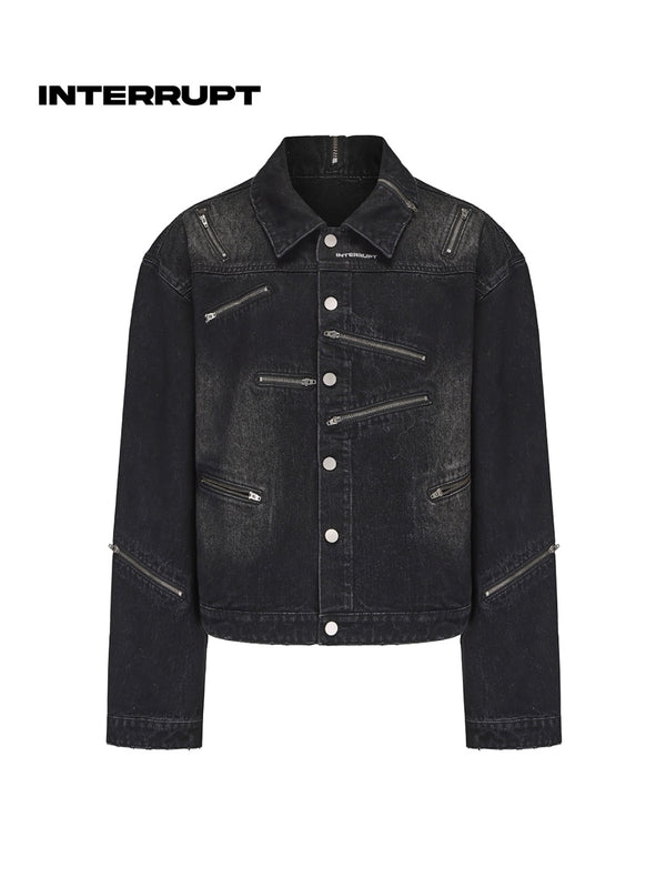 INTERRUPT _ KNIFE PLAY DENIM JACKET