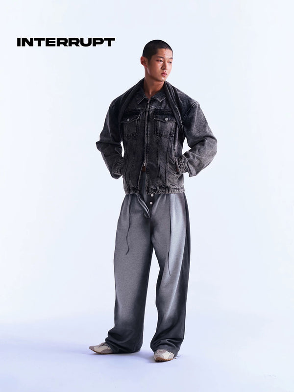 INTERRUPT _ STRAP ON DENIM JACKET