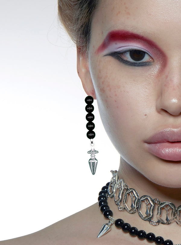NIICOLE POLLARD _ DIVINE RETRIBUTION DROP EARRINGS